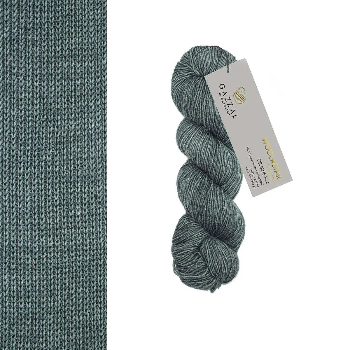Gazzal Wool Star Hand-Dyed Merino Wool