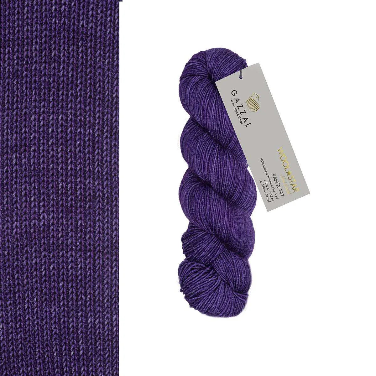 Gazzal Wool Star Hand-Dyed Merino Wool