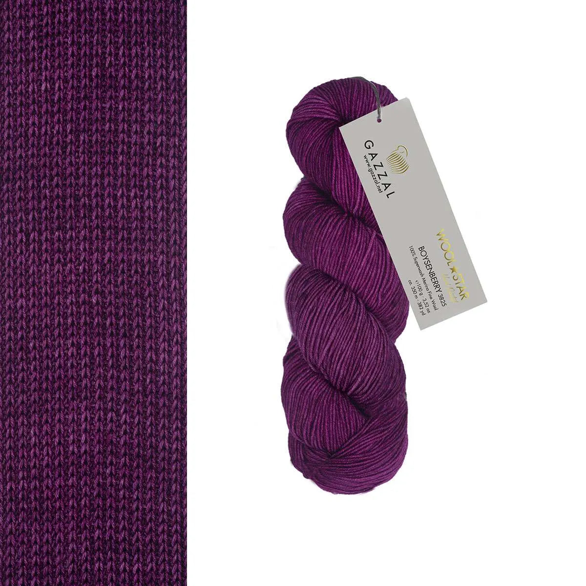 Gazzal Wool Star Hand-Dyed Merino Wool