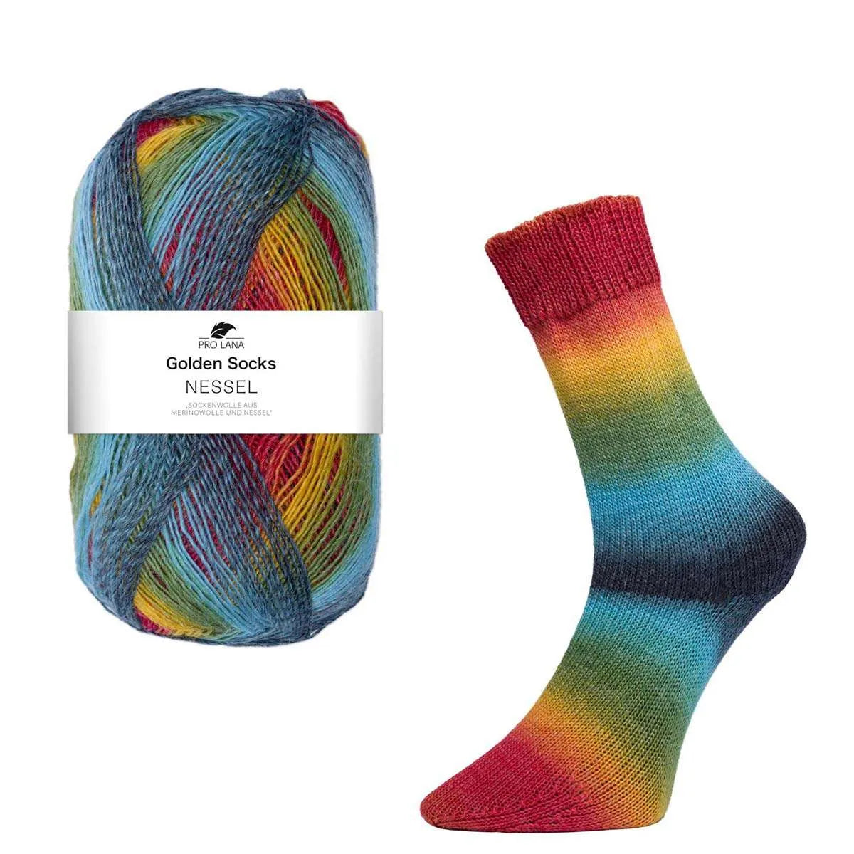 Pro Lana Sock Wool Golden Socks Nettle