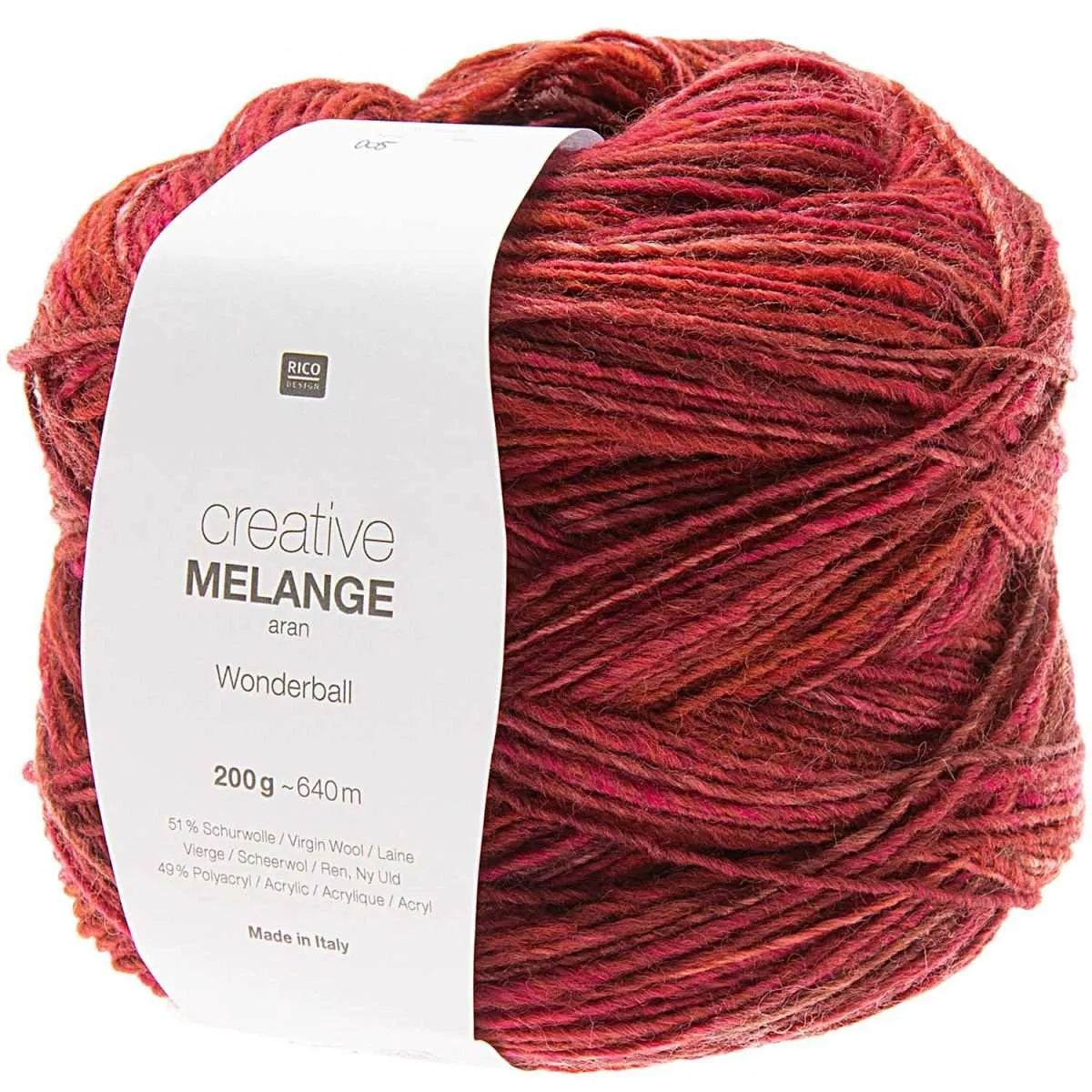 Rico Design Creative Melange Aran Wonderball 200g