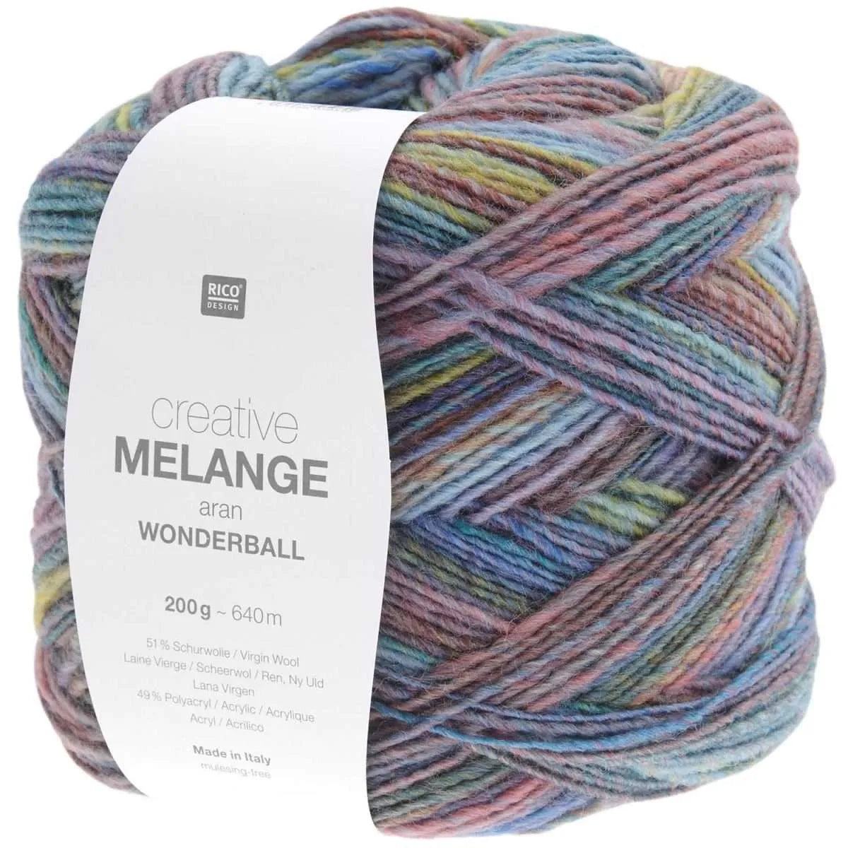 Rico Design Creative Melange Aran Wonderball 200g