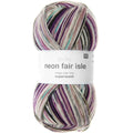 Rico Design Socks Neon Fair Isle 4-fädig Sockenwolle