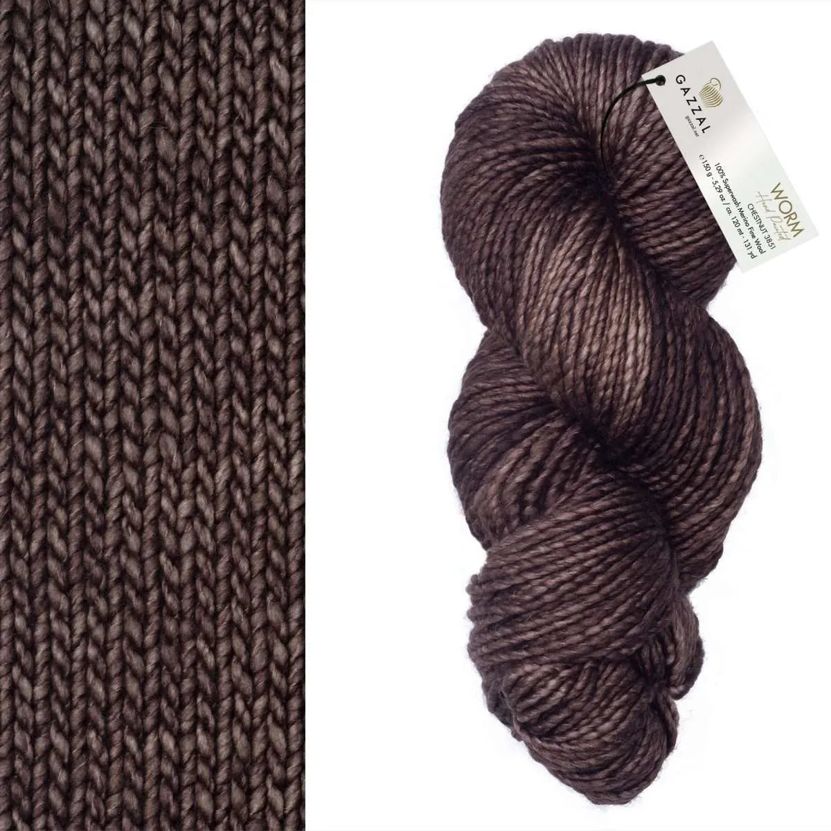 Gazzal Worm Merino Wool