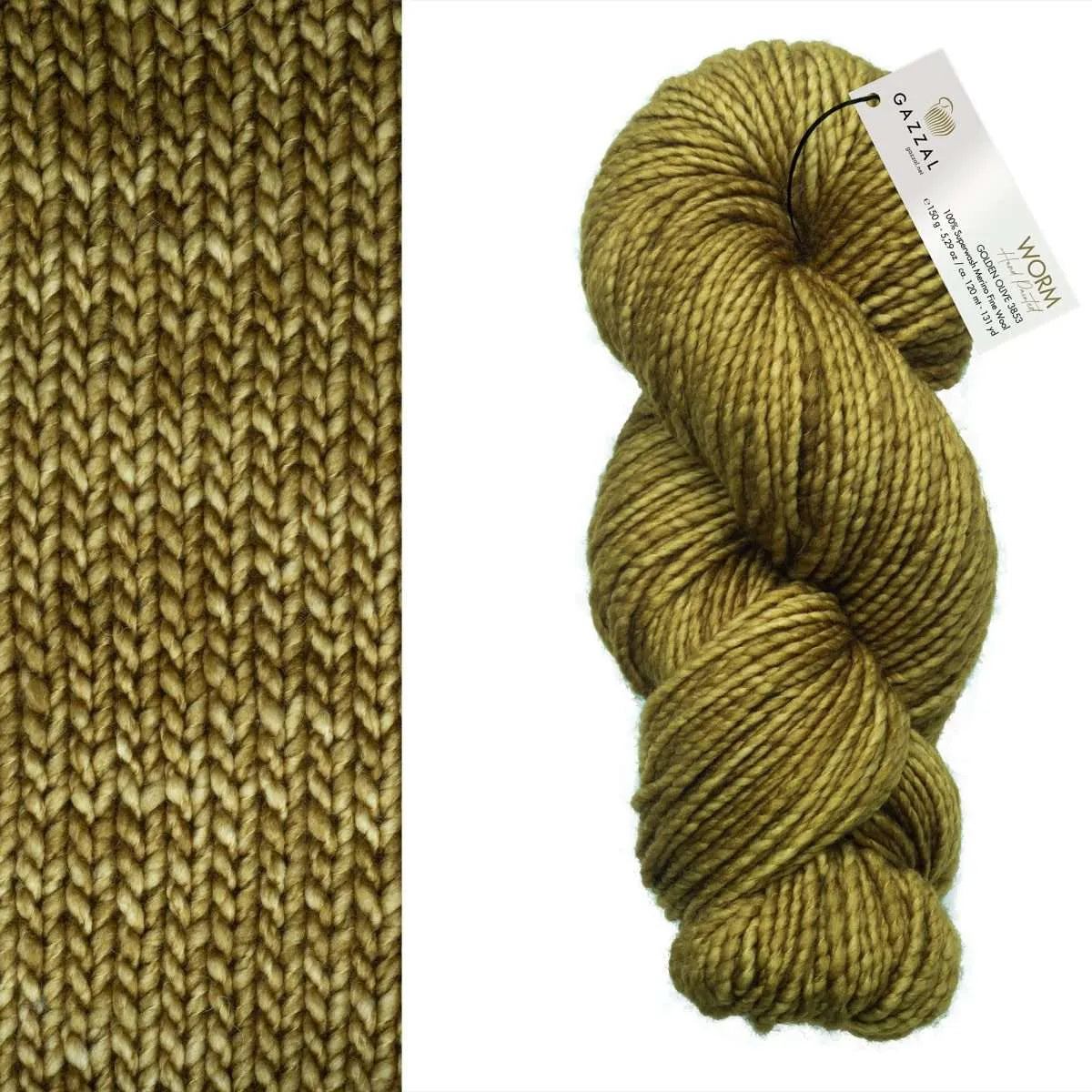 Gazzal Worm Merino Wool