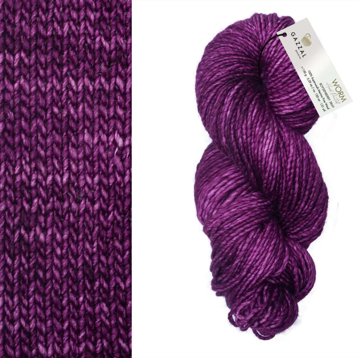 Gazzal Worm Merino Wool