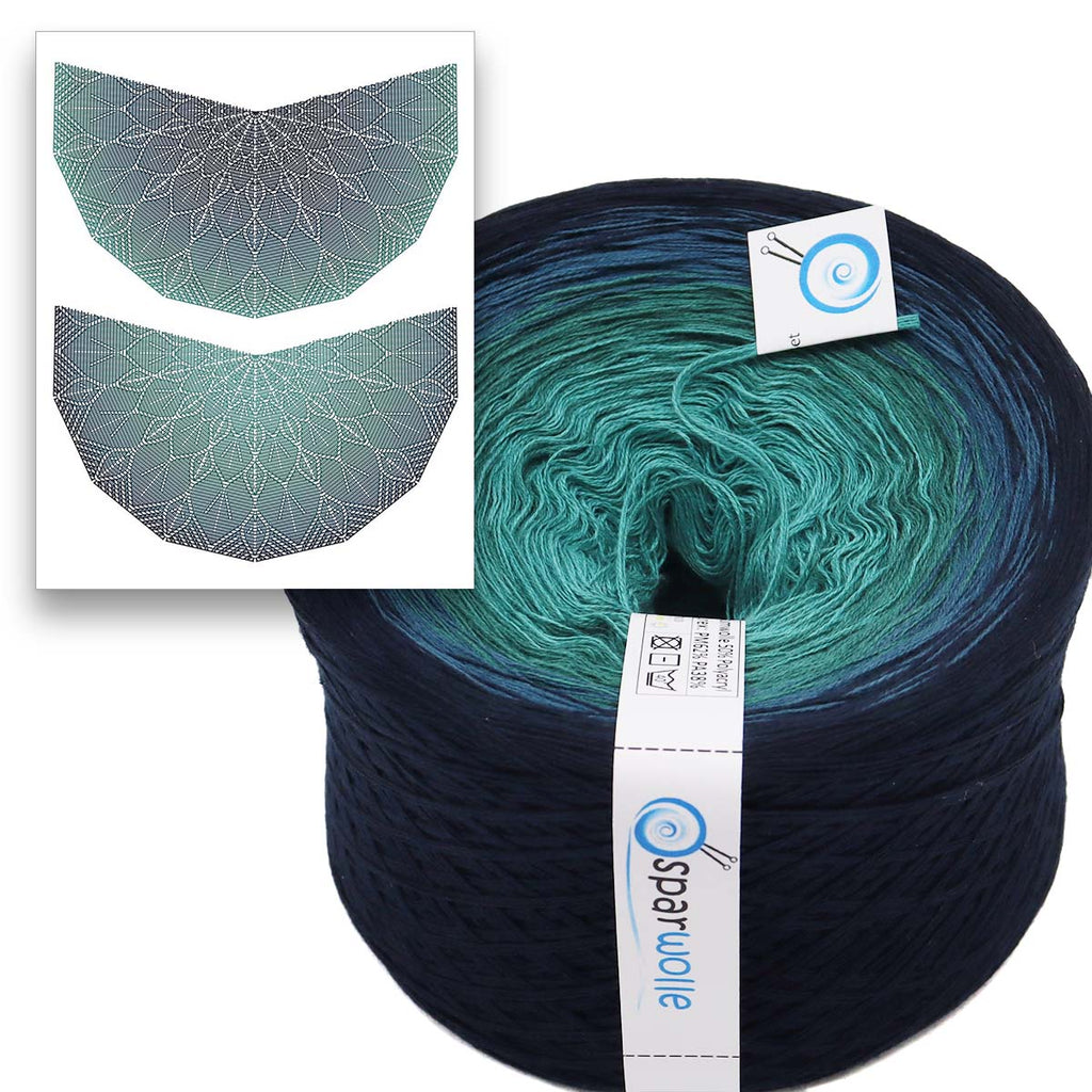 Sempervivum Shawl Crochet Kit