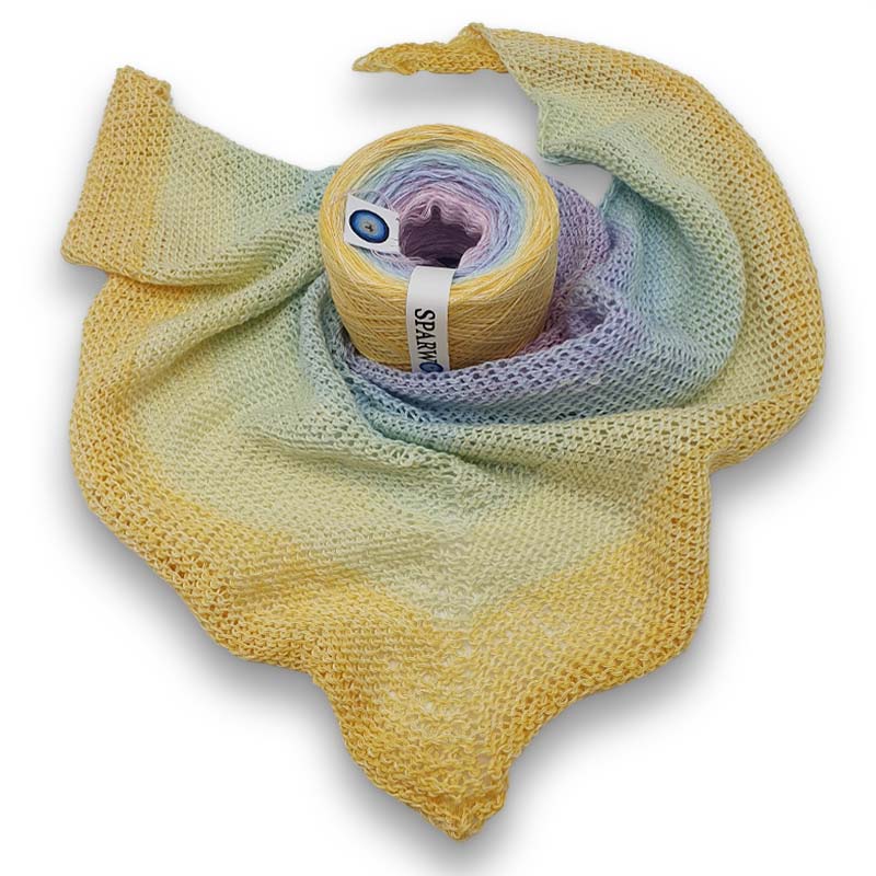 Bobbel Farbverlaufsgarn, Sondernedition, 50% Baumwolle
