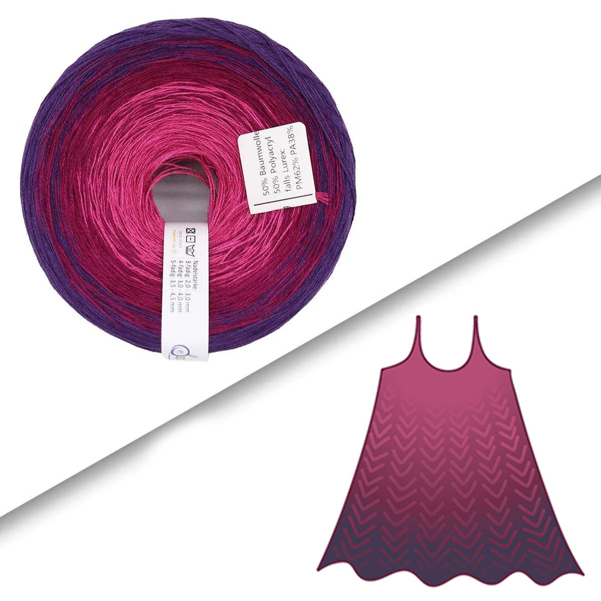 Mulberry Summer Dress Tunisian Crochet Kit