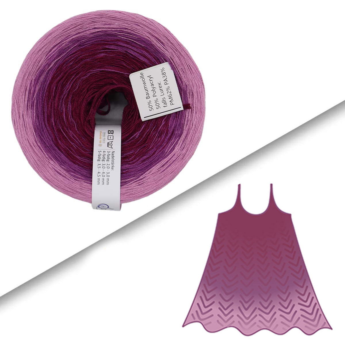 Mulberry Summer Dress Tunisian Crochet Kit