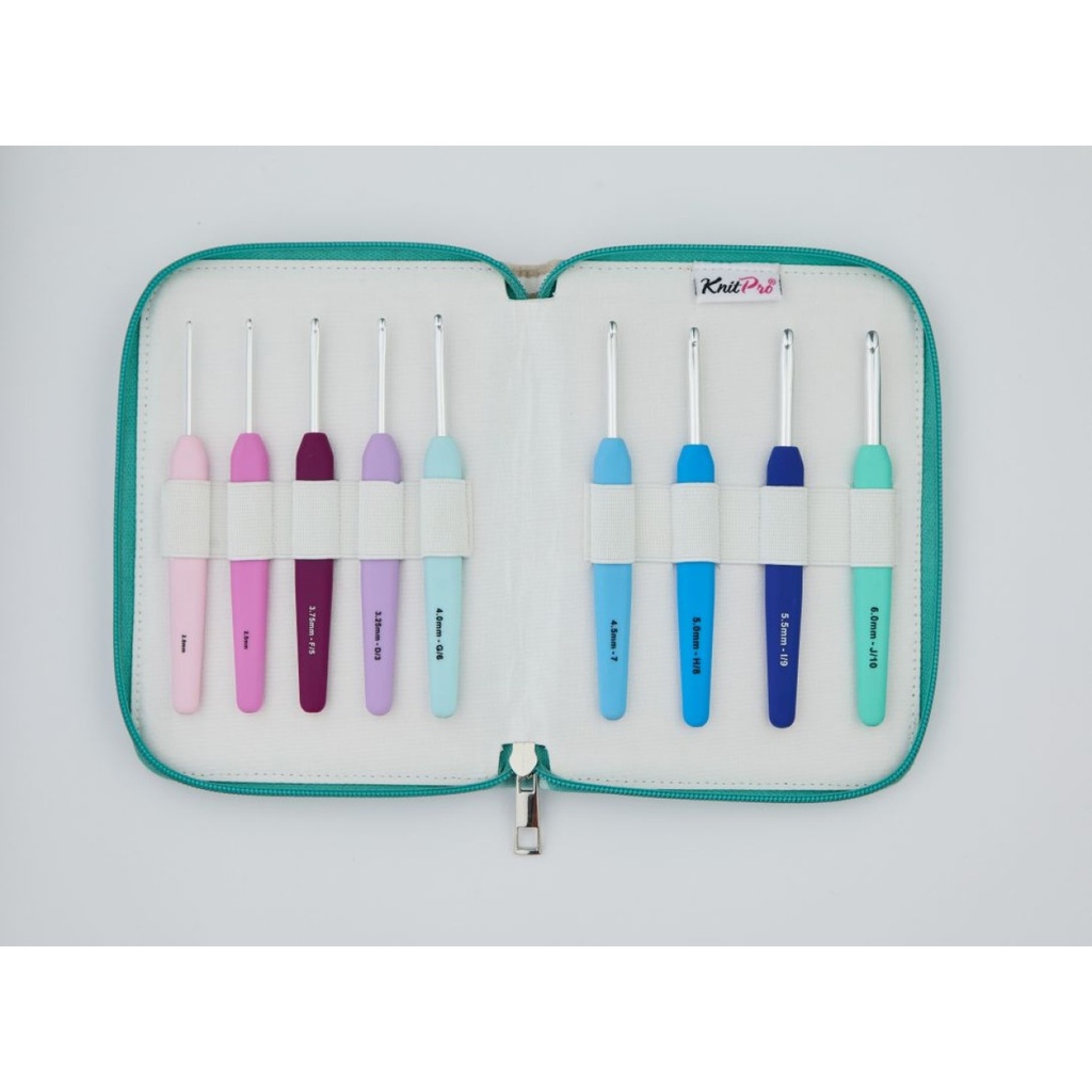 Knit Pro Waves Deluxe Häkelnadel-Set 2,00 – 6,00 mm