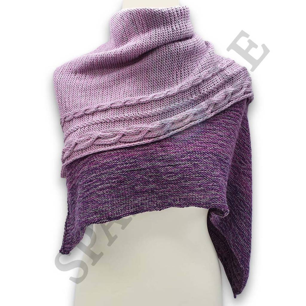 SparWolle Stricktuch "Zopf" Anleitung