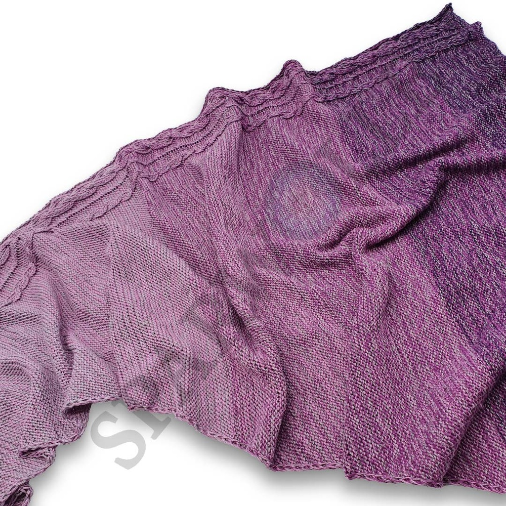 SparWolle Stricktuch "Zopf" Anleitung