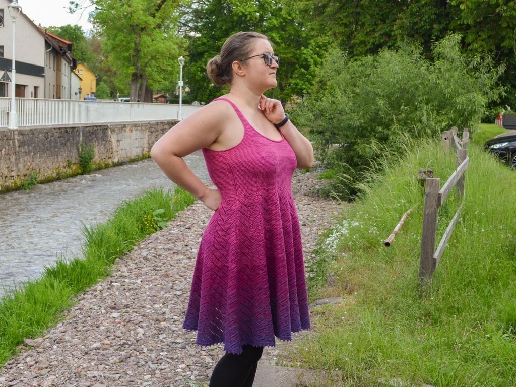 Mulberry Summer Kleid Tunesisches Häkelset