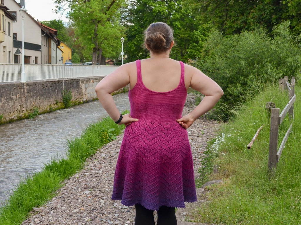 Mulberry Summer Kleid Tunesisches Häkelset