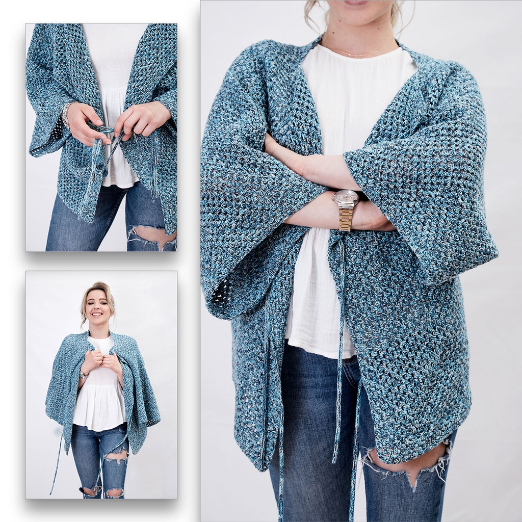SparWolle Hexagon Cardigan “Relax” Anleitung