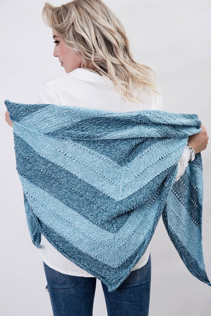 SparWolle Stricktuch "Dotted lines" Anleitung