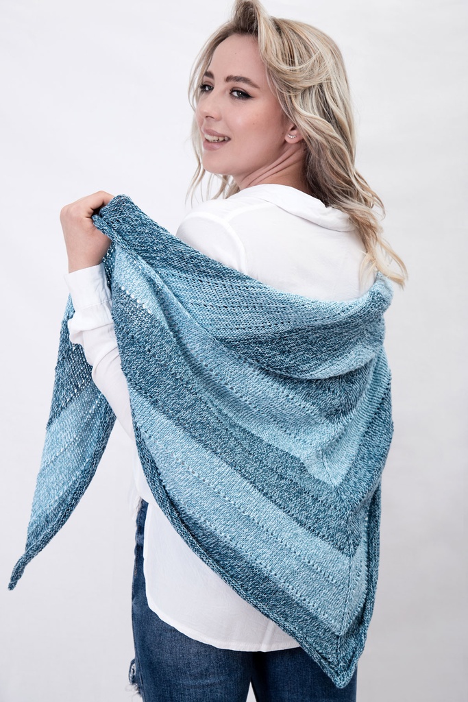 SparWolle Stricktuch "Dotted lines" Anleitung
