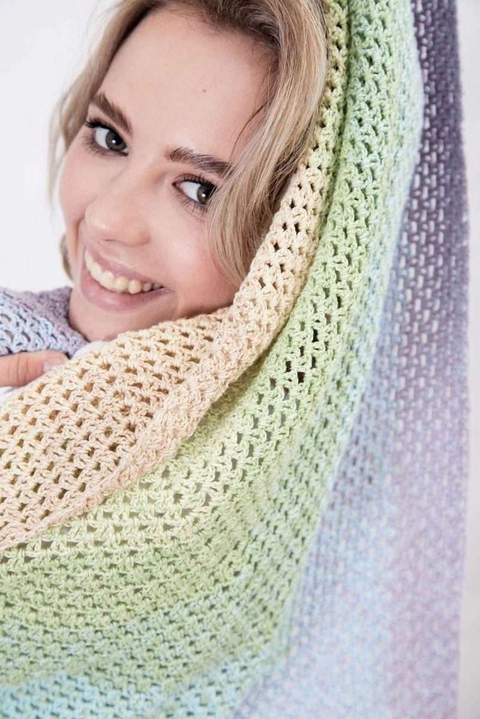 SparWolle Häkeltuch "Light Granny" Anleitung
