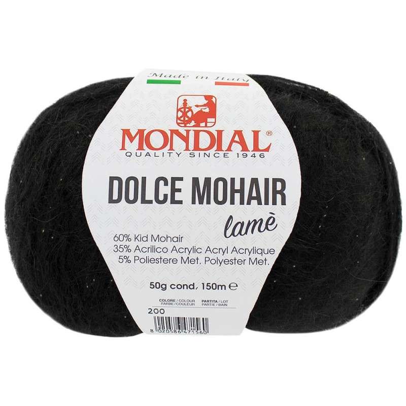 Mondial Dolce Mohair Lame Mohairwolle