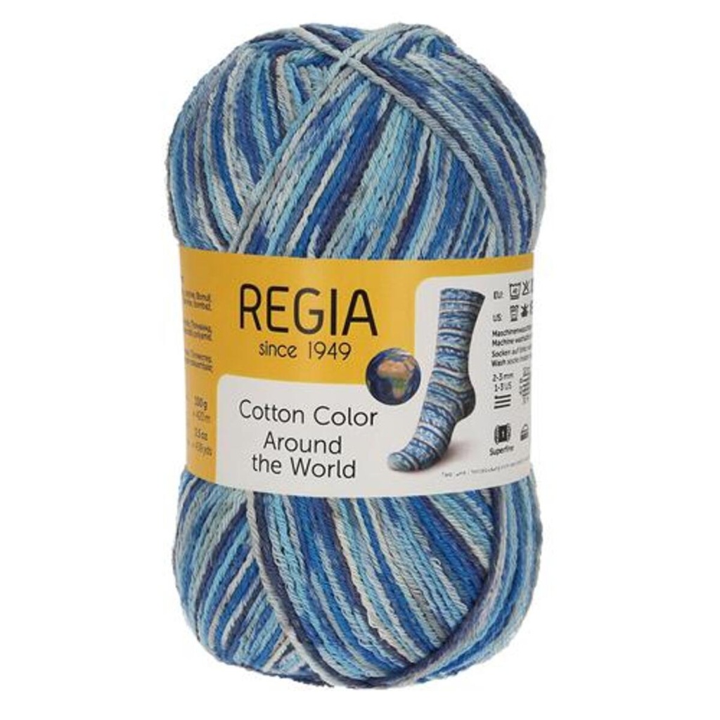Sockenwolle  Regia Cotton Color