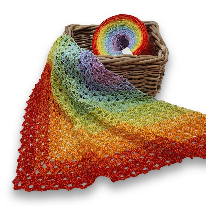 Bobbel / Farbverlaufsgarn, Rainbow