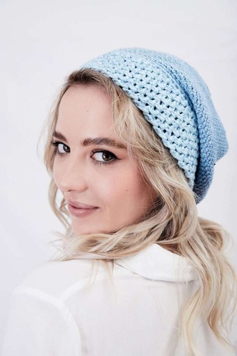 [AN-1900006] SparWolle Moss Stitch Mütze Häkelanleitung