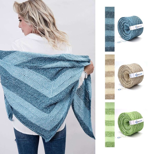 Bobbel Stripy II 50% Baumwolle