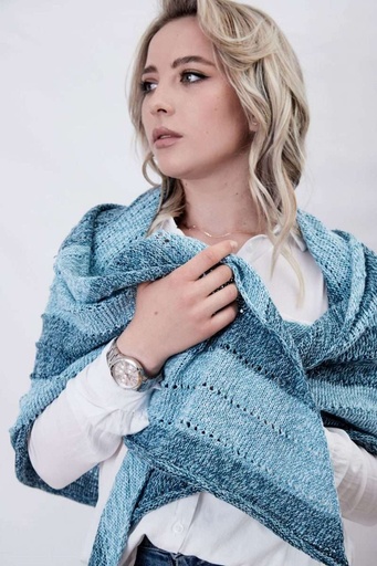 [AN-1900020] SparWolle Stricktuch "Dotted lines" Anleitung