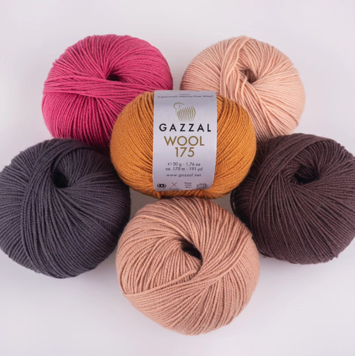 [wool175] Gazzal Superwash Merinowolle fine, Wool 175