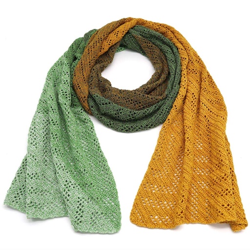 [AN-1900026] Crochet scarf "ZickZack" pattern
