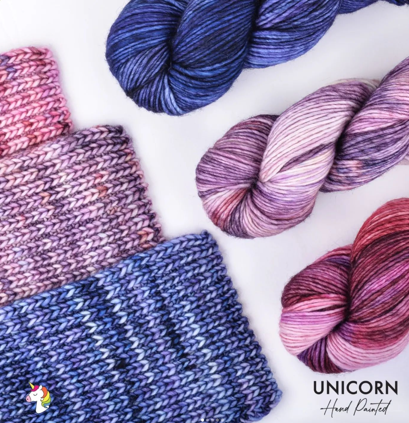 Handgefärbte Merinowolle Gazzal, Unicorn - SparWolle
